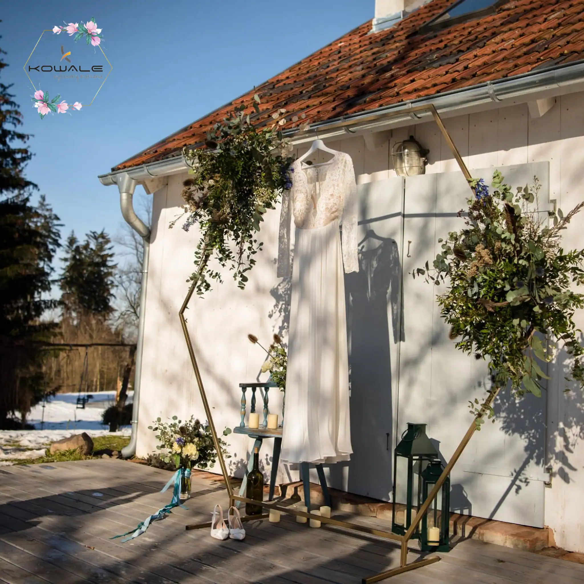 HEKSAGON 2m-stelaż ślubny - obrazek 10