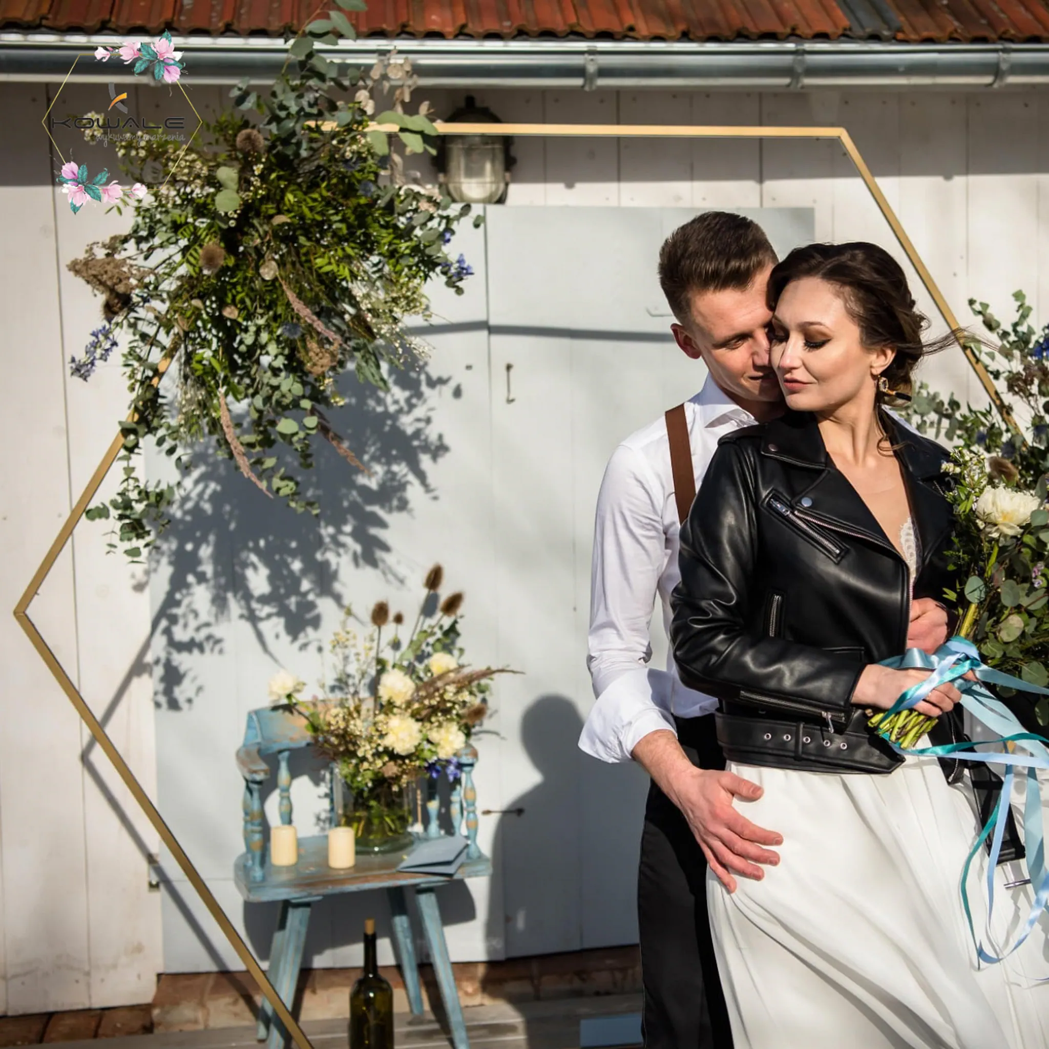 HEKSAGON 2m-stelaż ślubny - obrazek 9