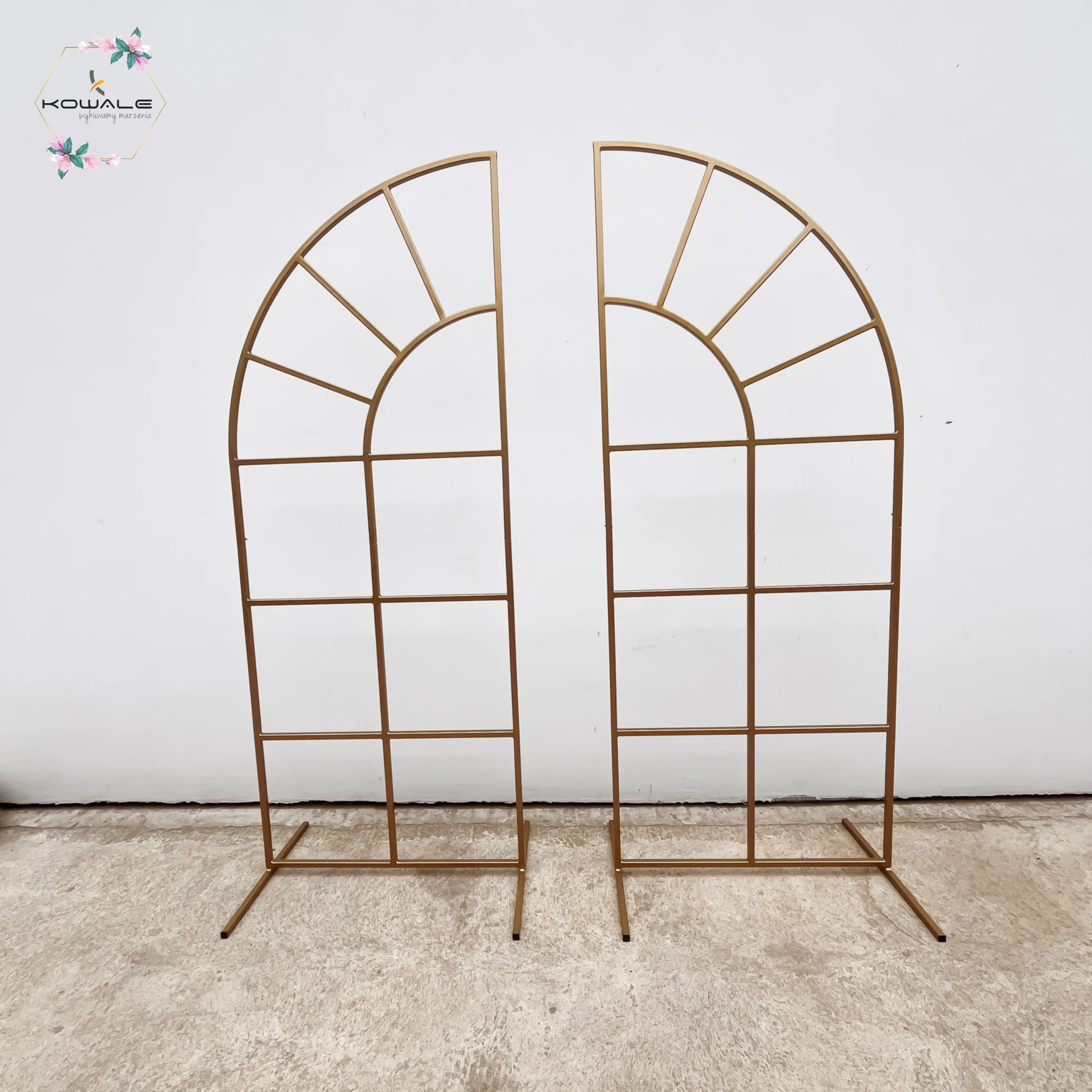 Stelaż drzwi podwójne z kratą - obrazek 6