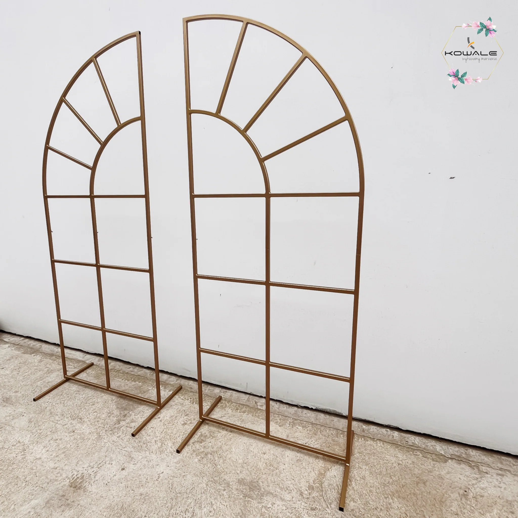 Stelaż drzwi podwójne z kratą - obrazek 5